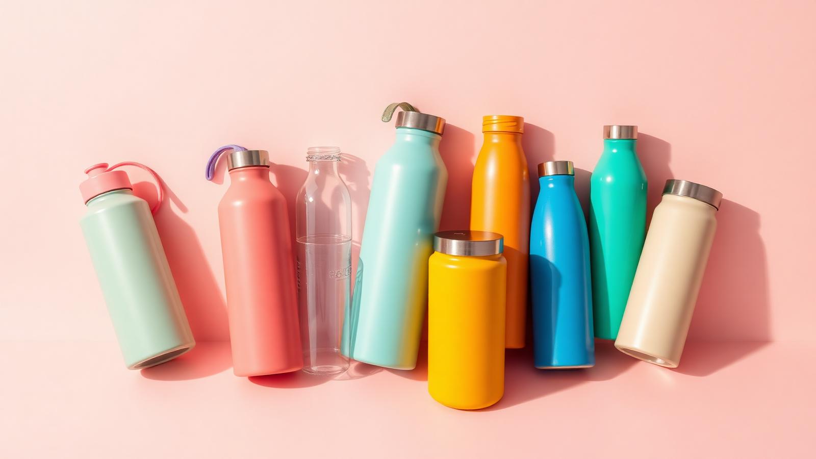 Collection de gourdes et tumblers colorés Adjiminvi